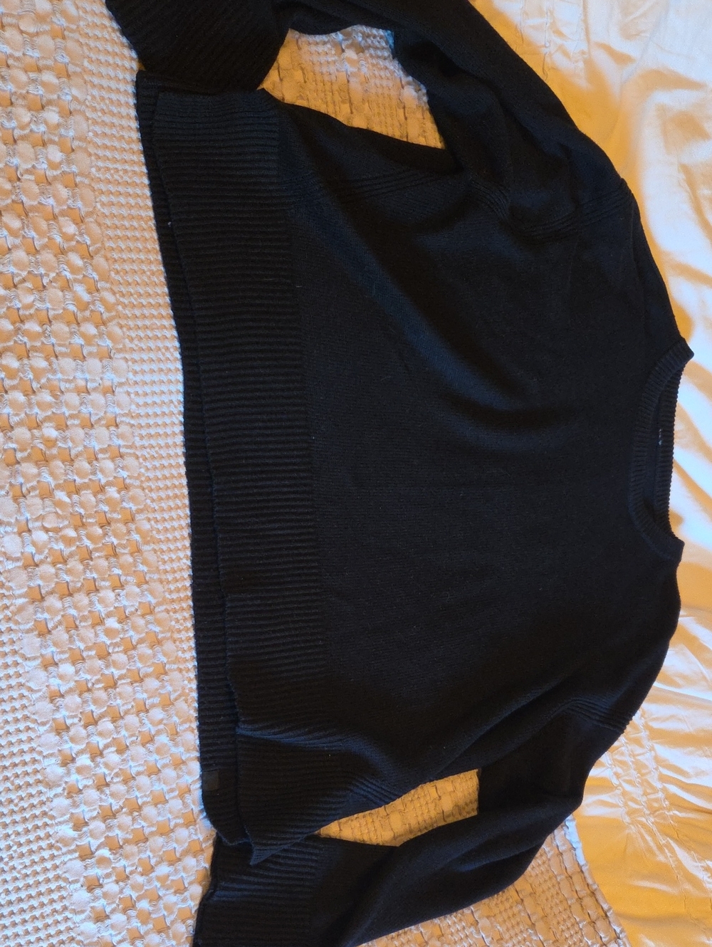 Lululemon Classic Black Crewneck Sweater Xl